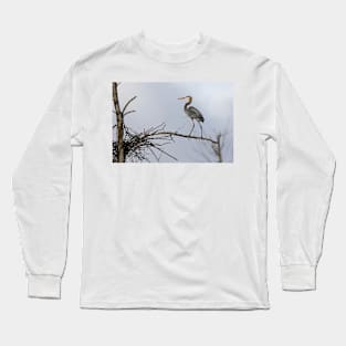 Heavenly Heron Long Sleeve T-Shirt